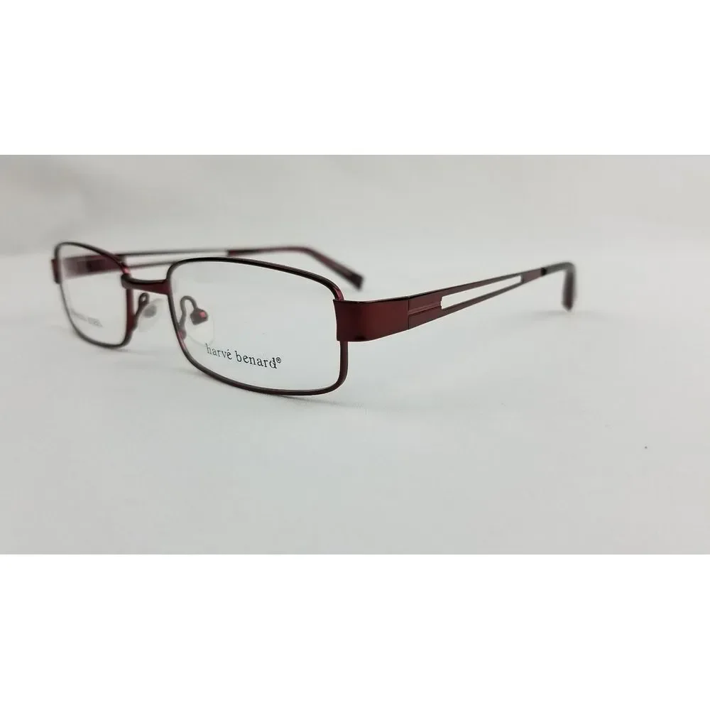 Harve Bernard Eyewear HB548 Size: 51-17-140 Color: Burgundy